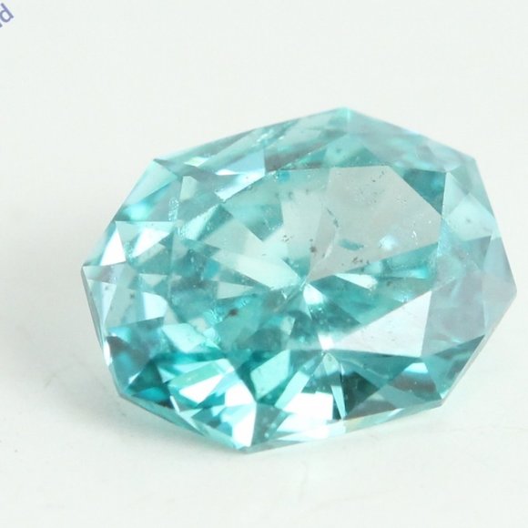 Radiant Loose Diamond (0.51 Ct Blue() Si3 ) C28003016 - Picture 3 of 5